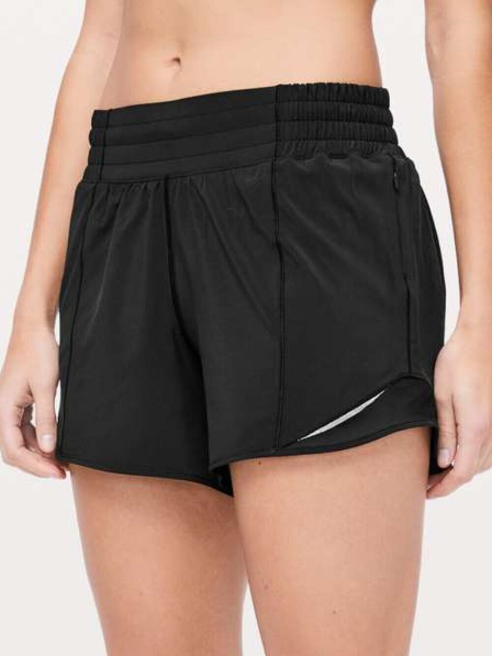 Lululemon Hotty Hot Short *High-Rise Long 4" - 2 Black